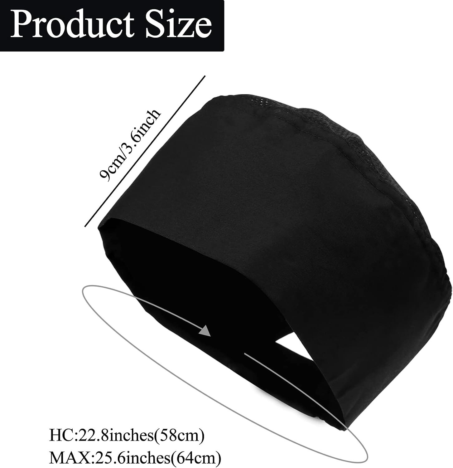 Adjustable Cooking Hats for Adults, 4 Count
