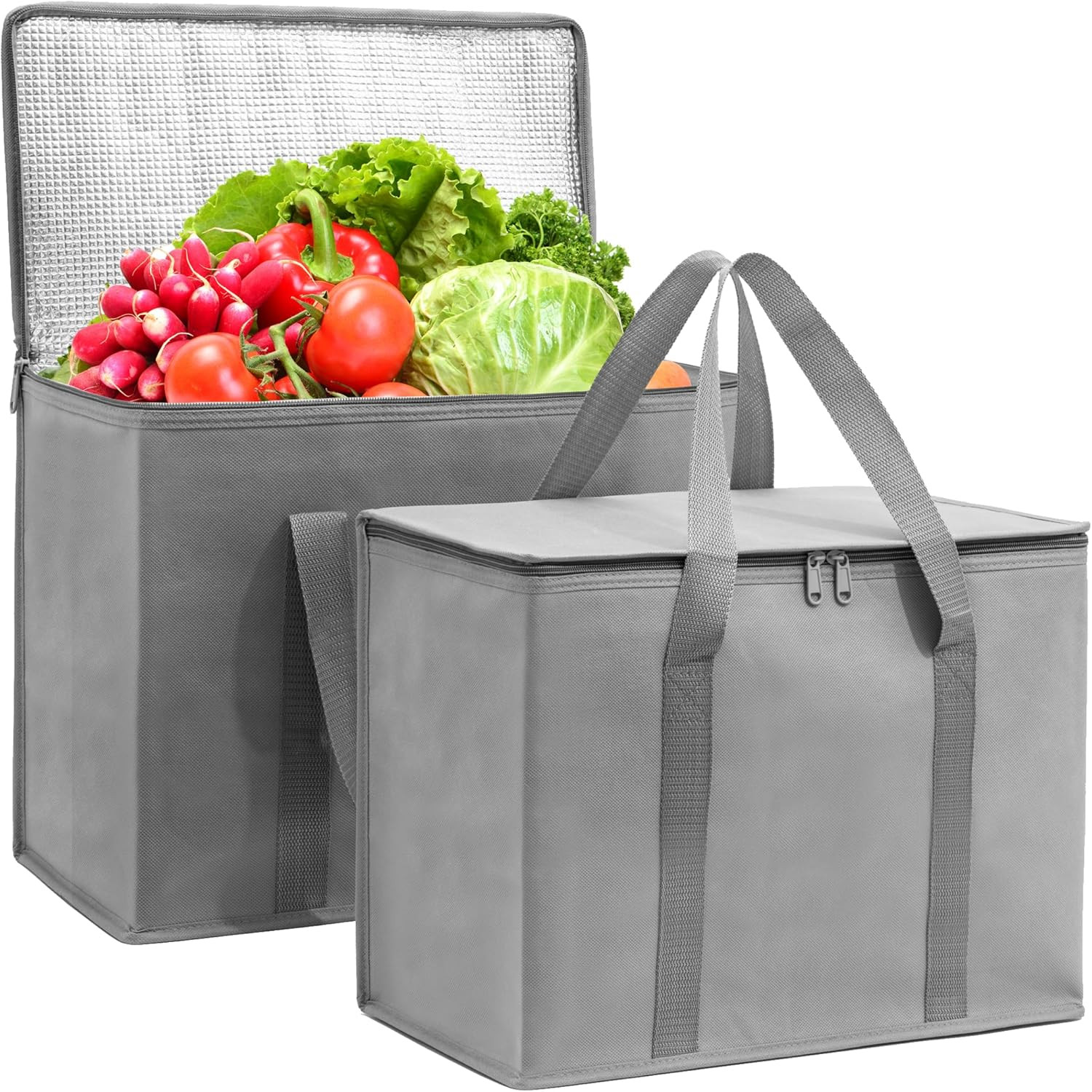 Carrywell (Not Made in China) Insulated Reusable Grocery Bags, Catering and Deli