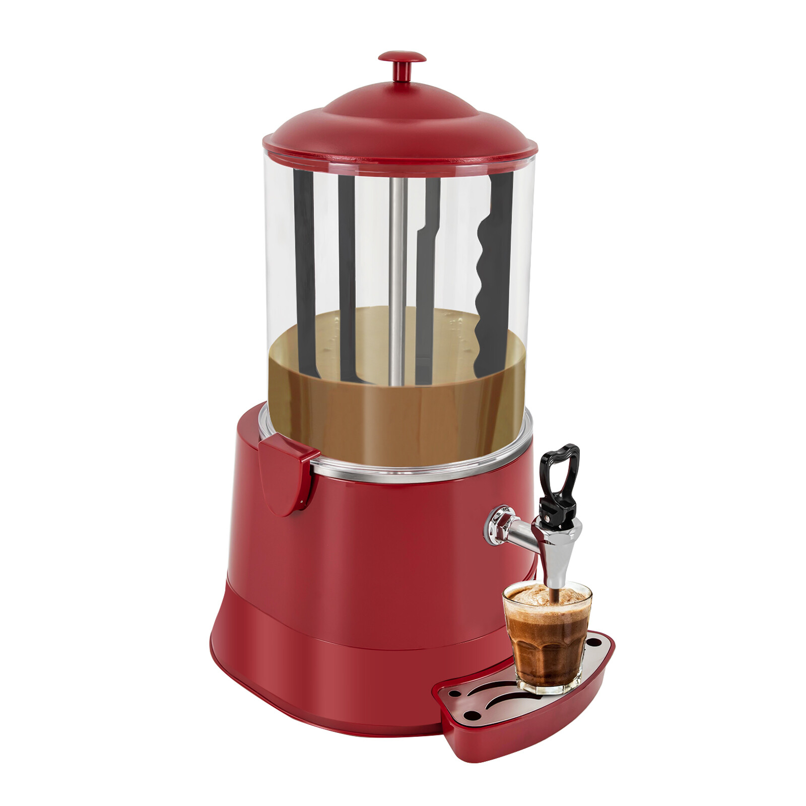 10L Commercial Hot Chocolate Maker Coffee Chocolate Dispenser Warmer Heater 400W