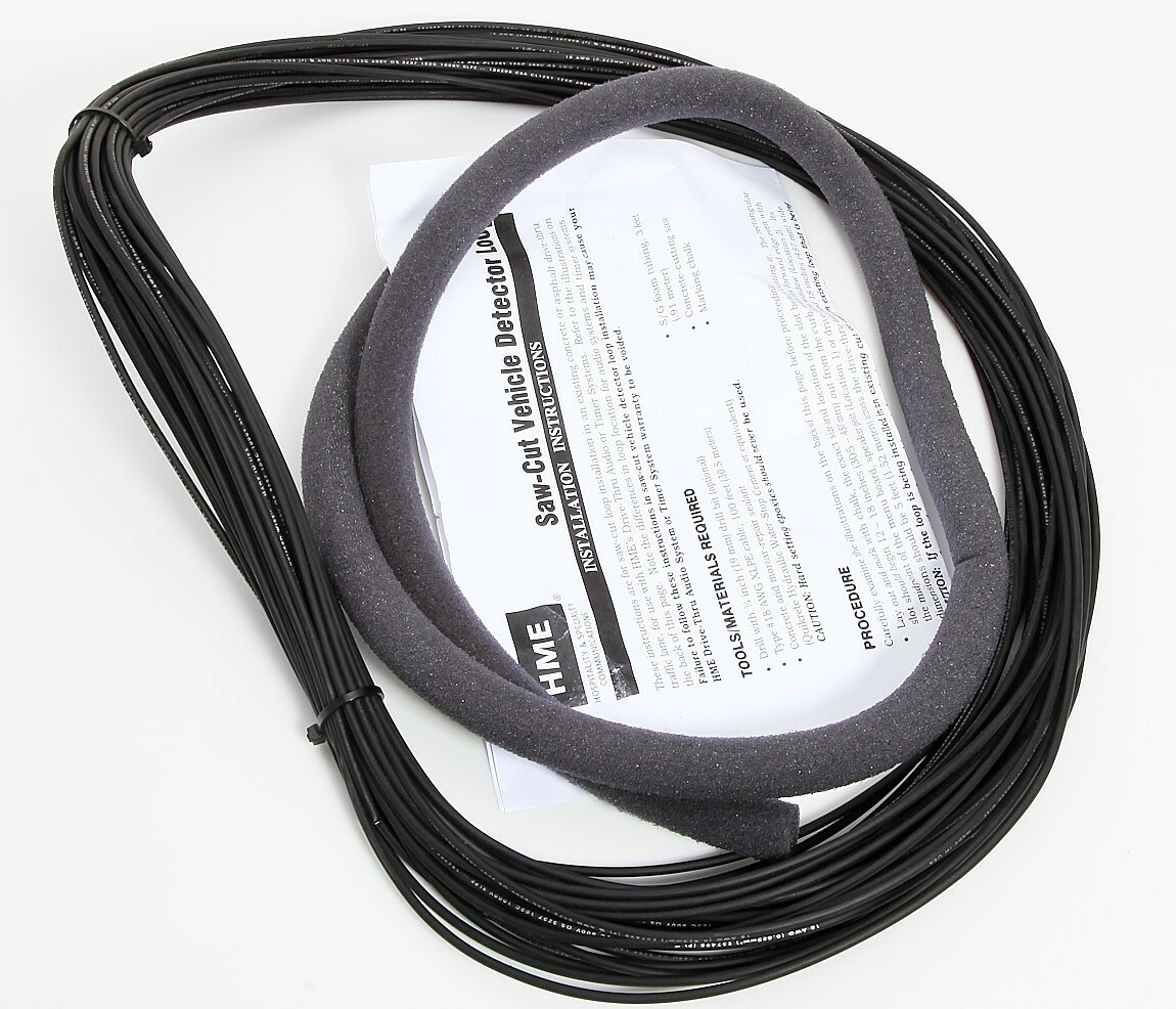 HME Saw-Cut Drive Thru Vehicle Detector Loop Wire 18 AWG 100 FT 333G012R Rev A