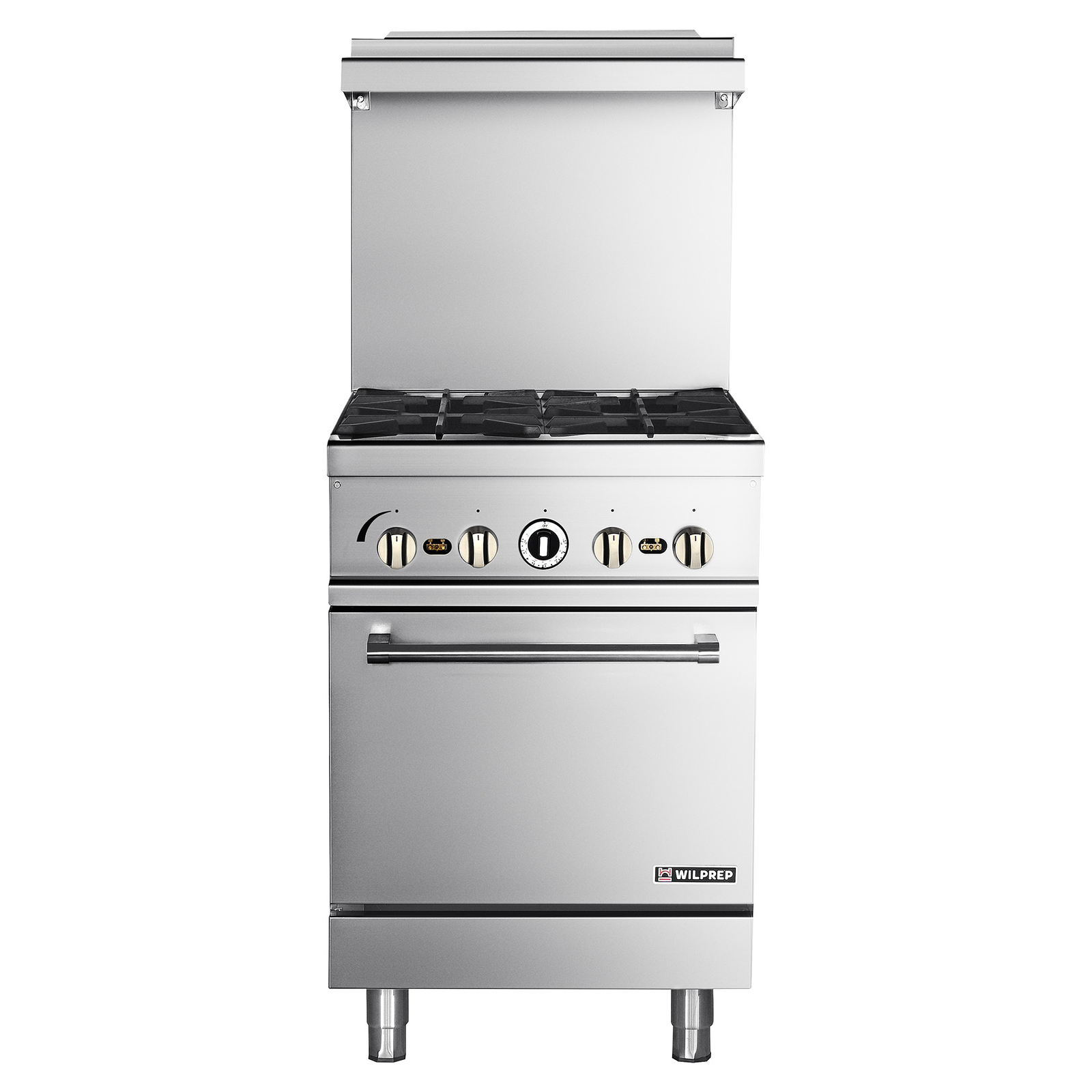 WILPREP 24″ Commercial Gas Range + Convection Oven 4 Burners 153000 BTU NG & LP