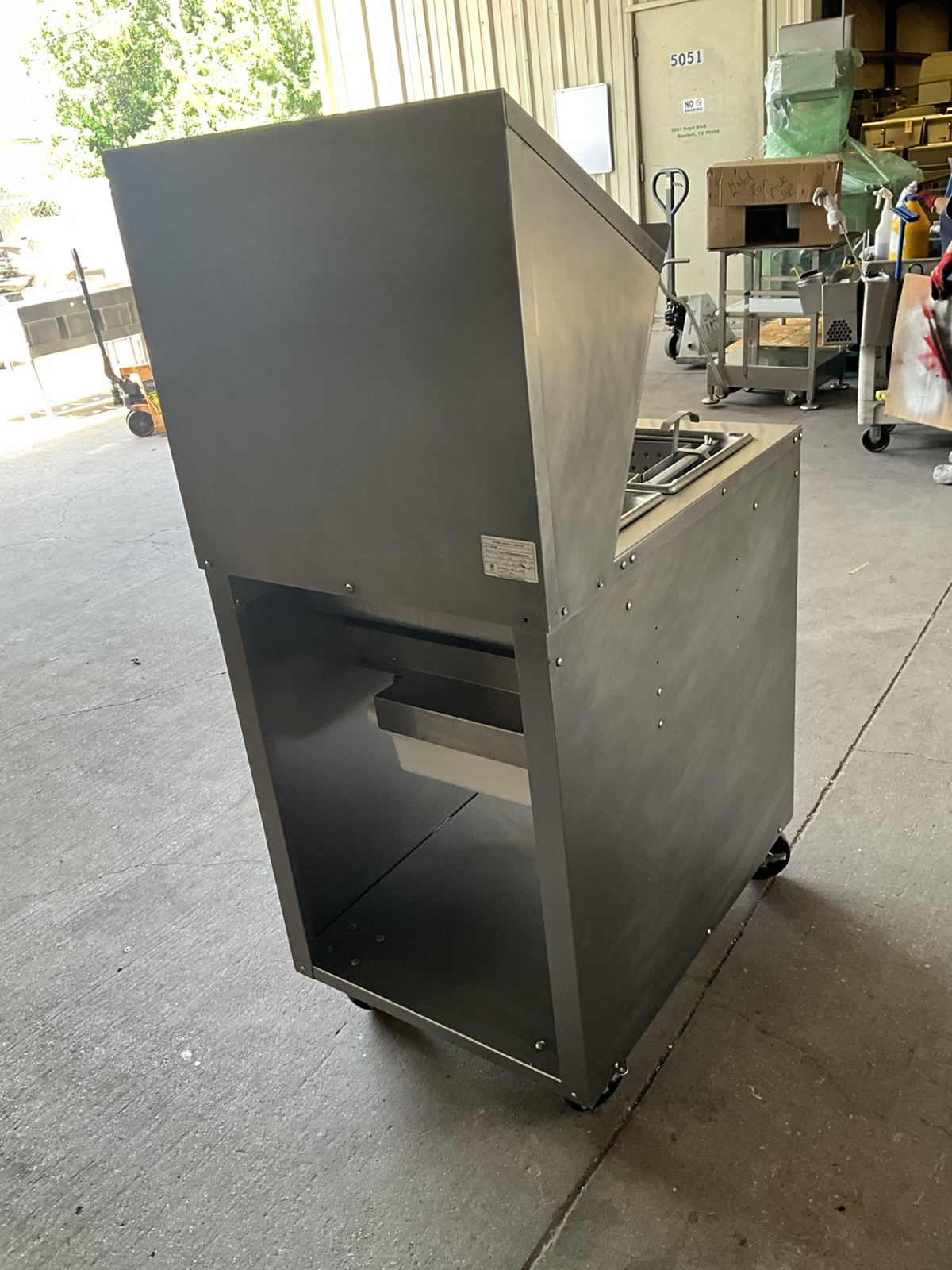 BKI breading station BT-24M Marinate Basket & Sifter Drawer Fried Chicken Fish