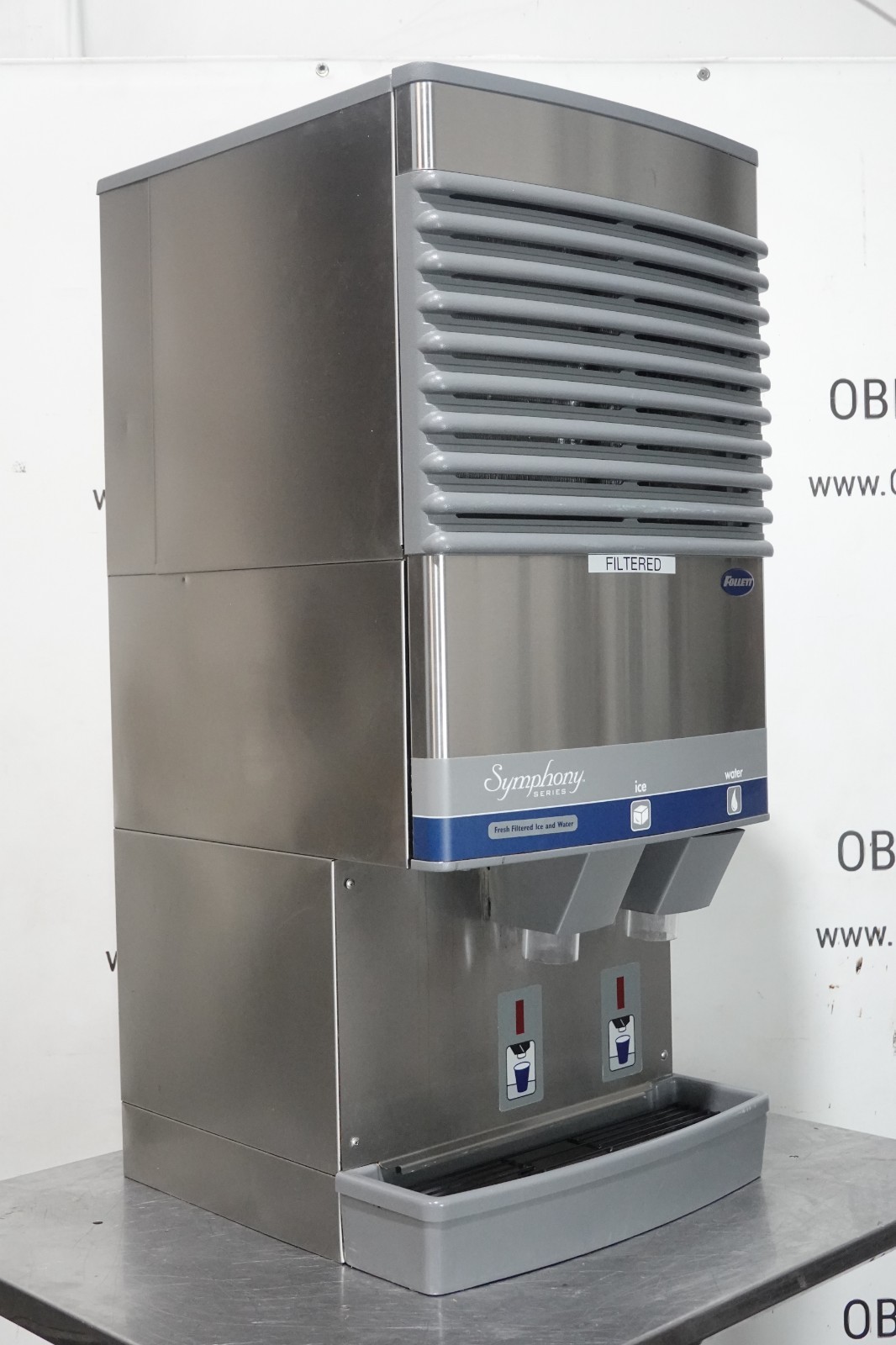 FOLLET 400 LBS AIR COOLED ICE MAKER/WATER DISPENSER (CHEWABLE ICE) MODEL 25CT400
