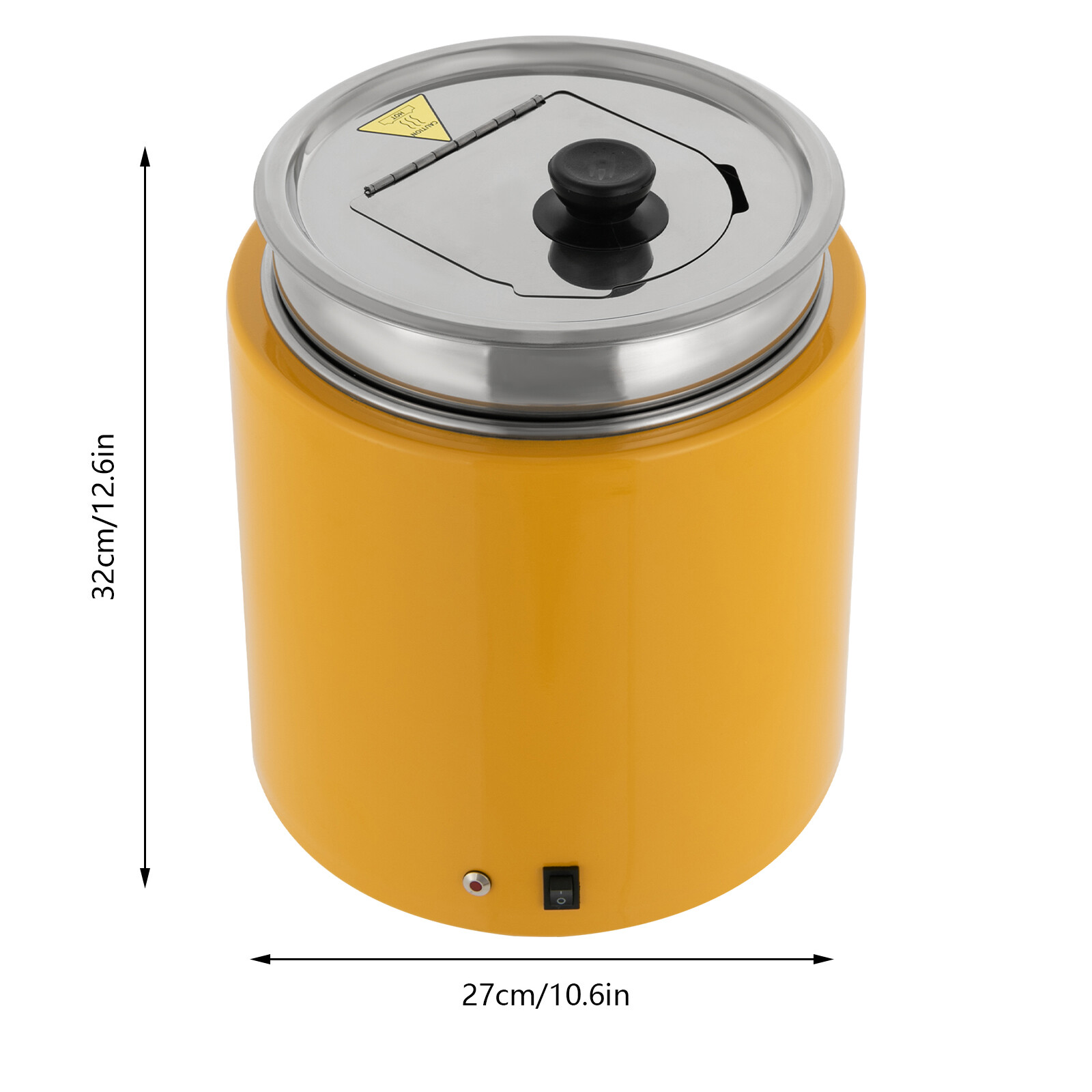 2PCS Commercial Soup Warmer Drinks Warming Equipment For Restaurant Cafeteria US