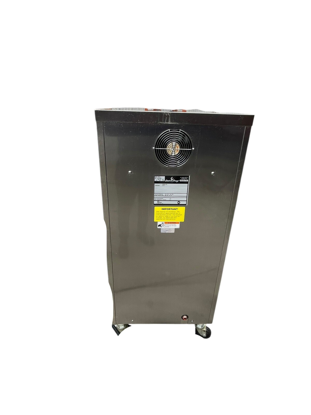 Electro Freeze Batch Freezer RFC3, PH1, water cooled W/Warranty