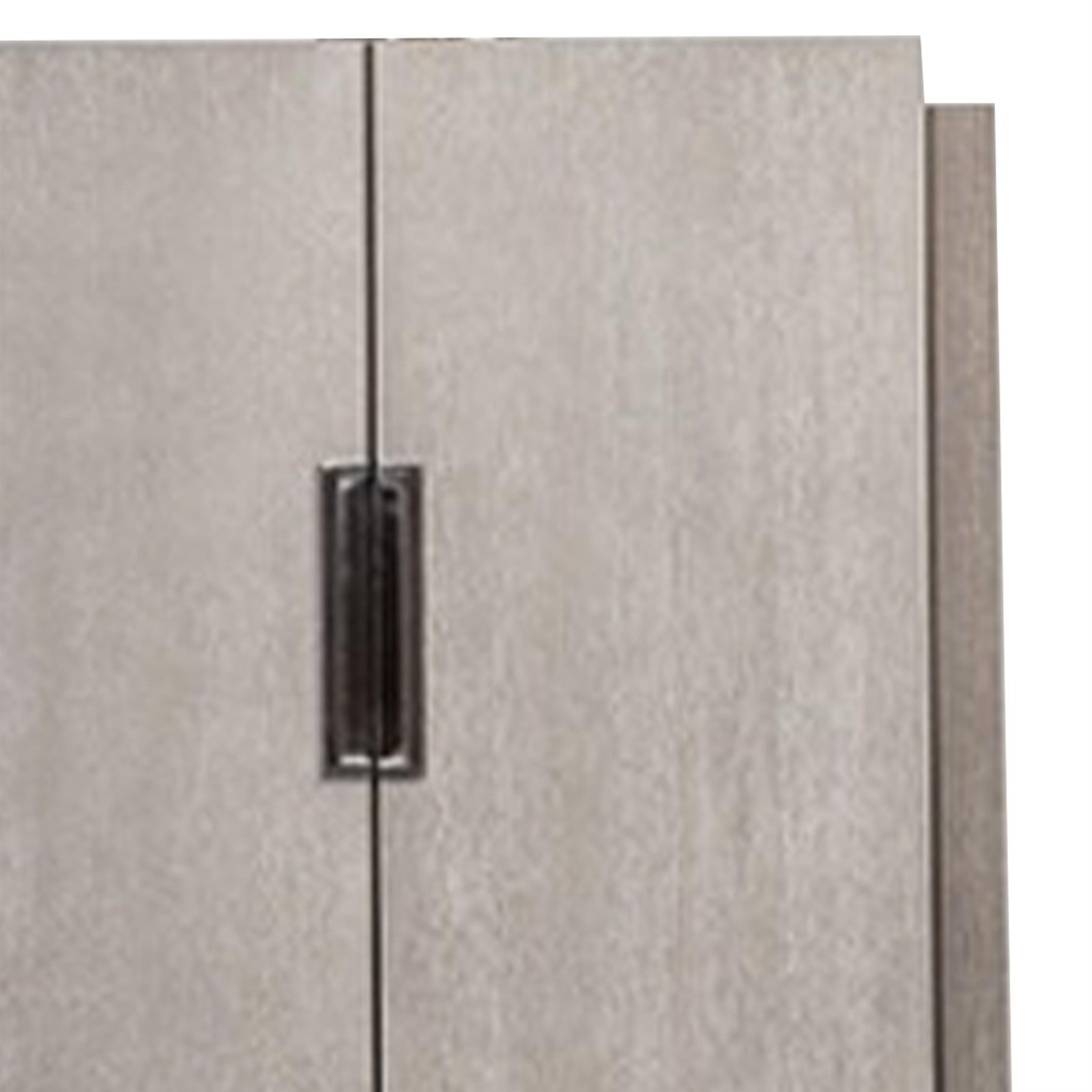 Gris Sideboard Server- 4 Doors w Metal Handles- 60 Inch Stone Gray