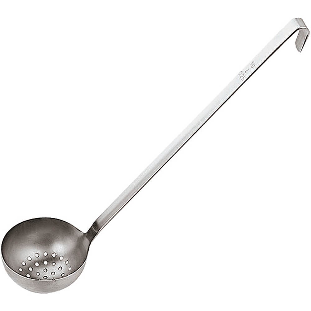 PADERNO PERFORATED ONE PIECE LADLE, 14.5″ STAINLESS STEEL 11967-10