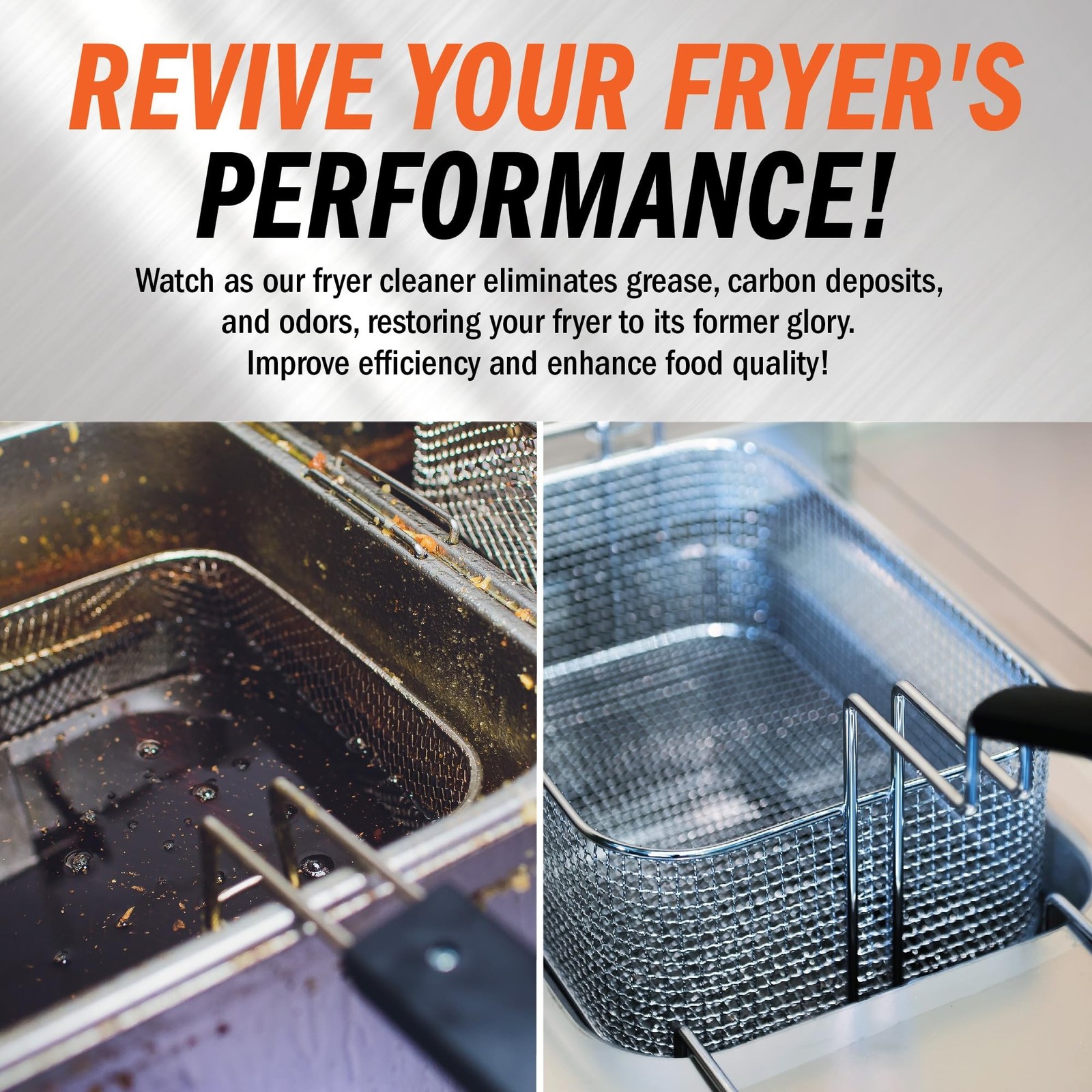 Fryer Boil Out – 8-lbs – Commercial Strength – Contains 16 Cleanings – Concen…