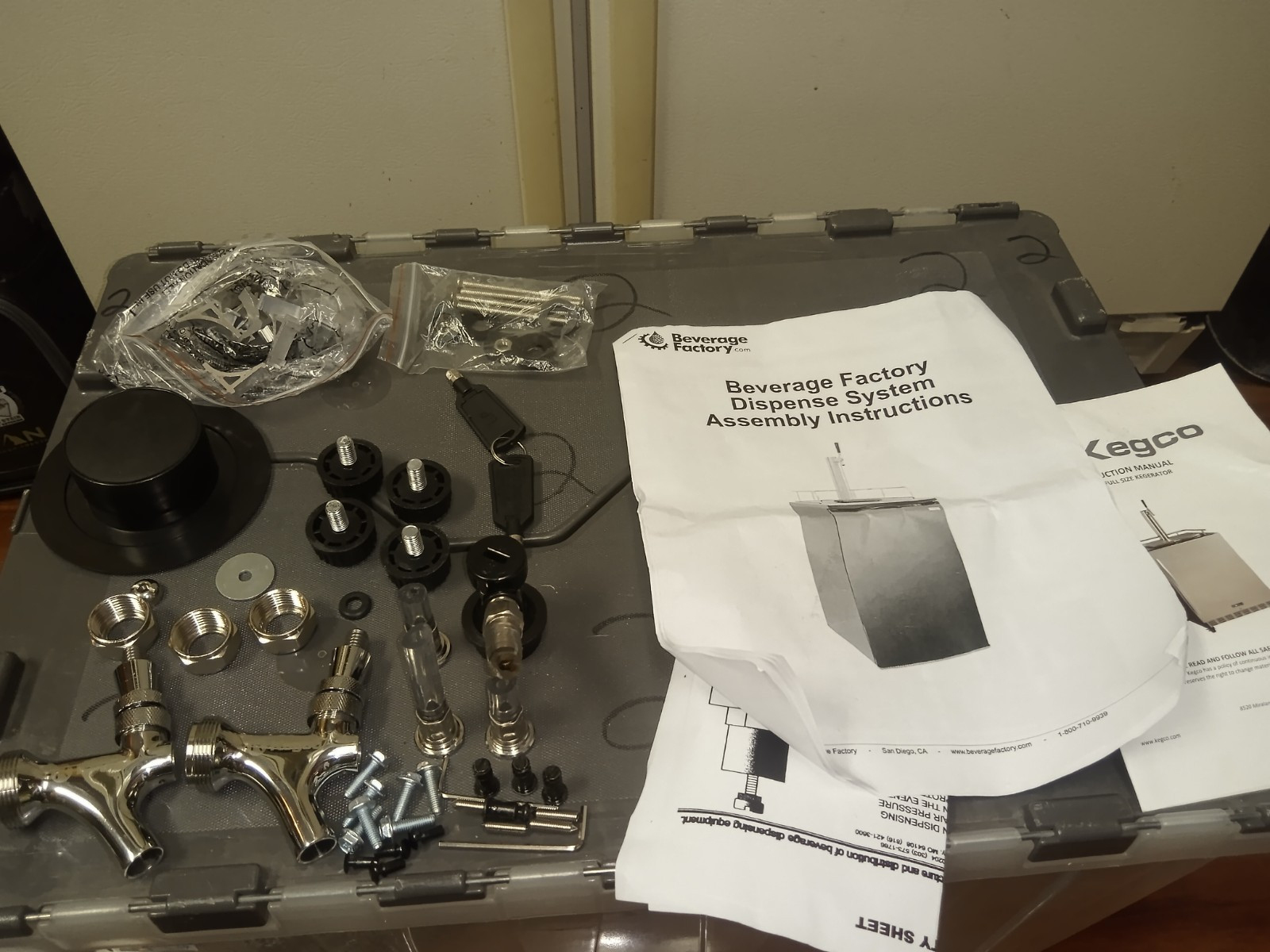 Kegco HK-38 Commercial Outdoor Built-In Kegerator Dispense Kit- Conversion Kit