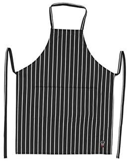 WINCO Chalkstripe Bib Apron, 7