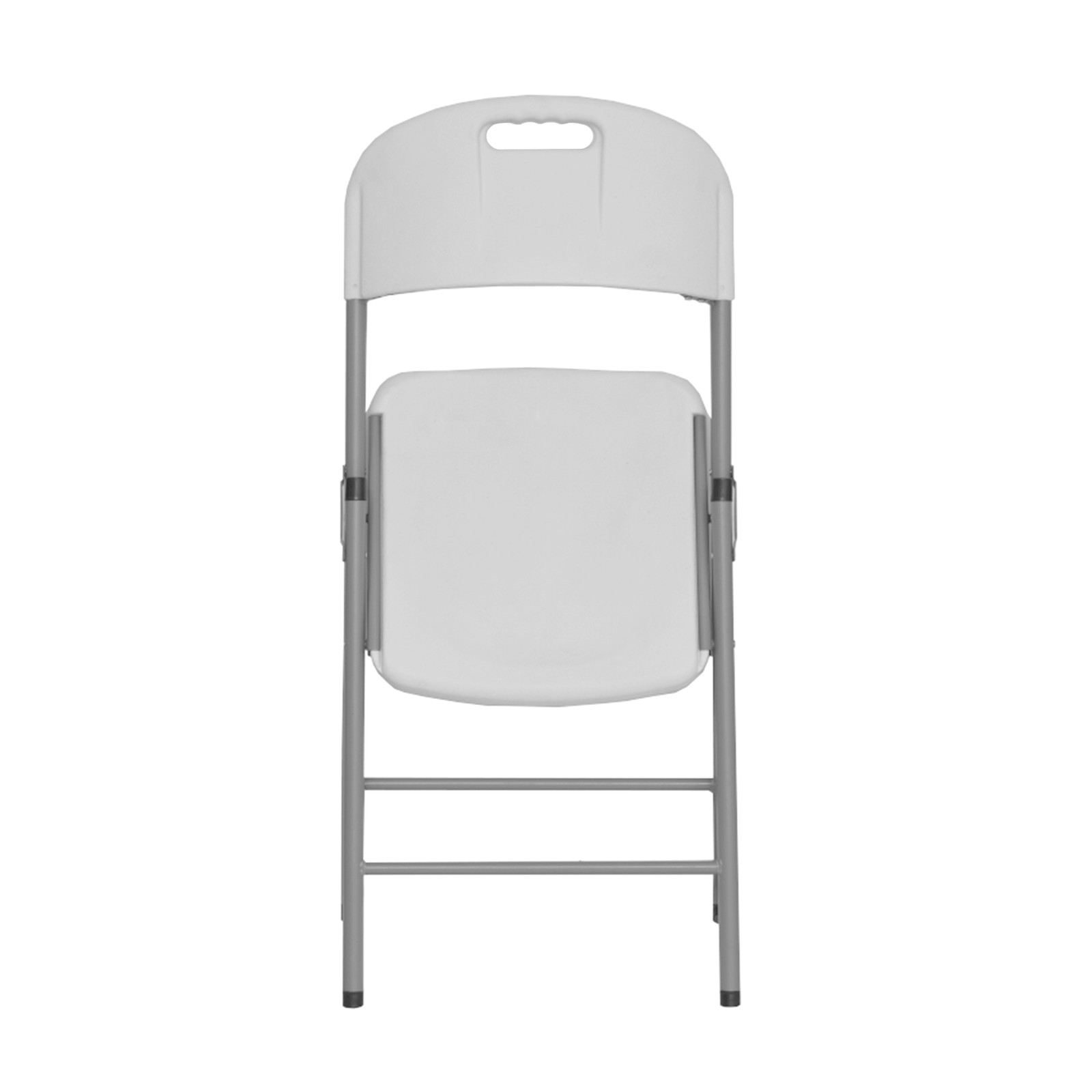 White Folding Chairs Set of 4, 18.5″ W x 24″ D x 34″ H, 330 lbs Capacity