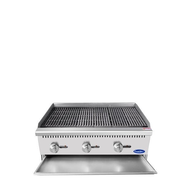 Atosa ATRC-36 CookRite 36″ Countertop Gas Radiant Charcoal Grill