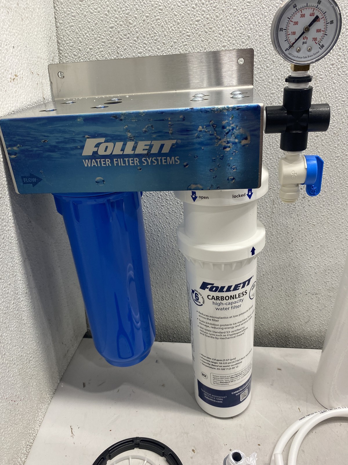 Follett Water Filter System w/ Pre Filter 015556646
