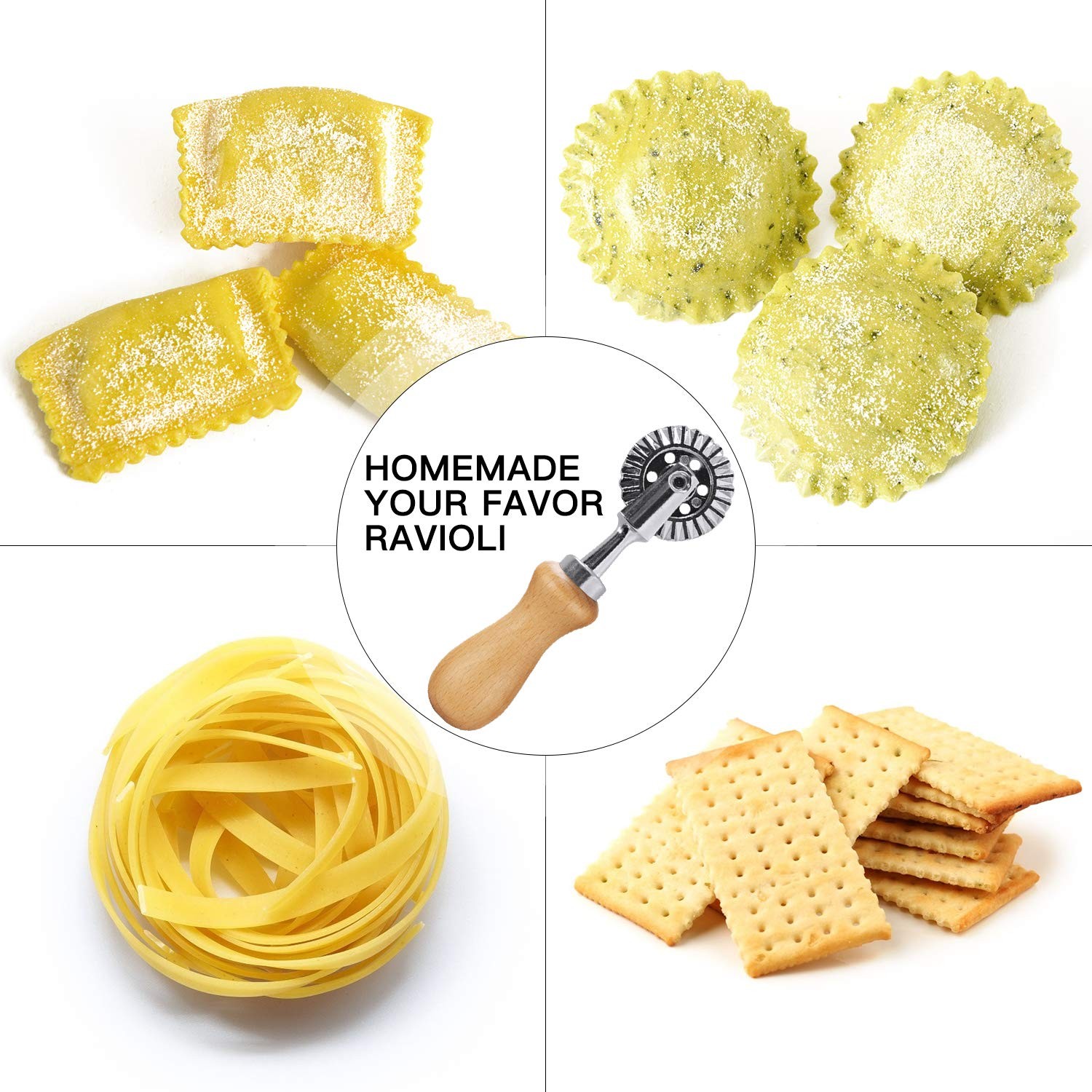 Fusiontec Pastry Wheel Cutter – Pasta – 1 Count (Pack of 1), 1