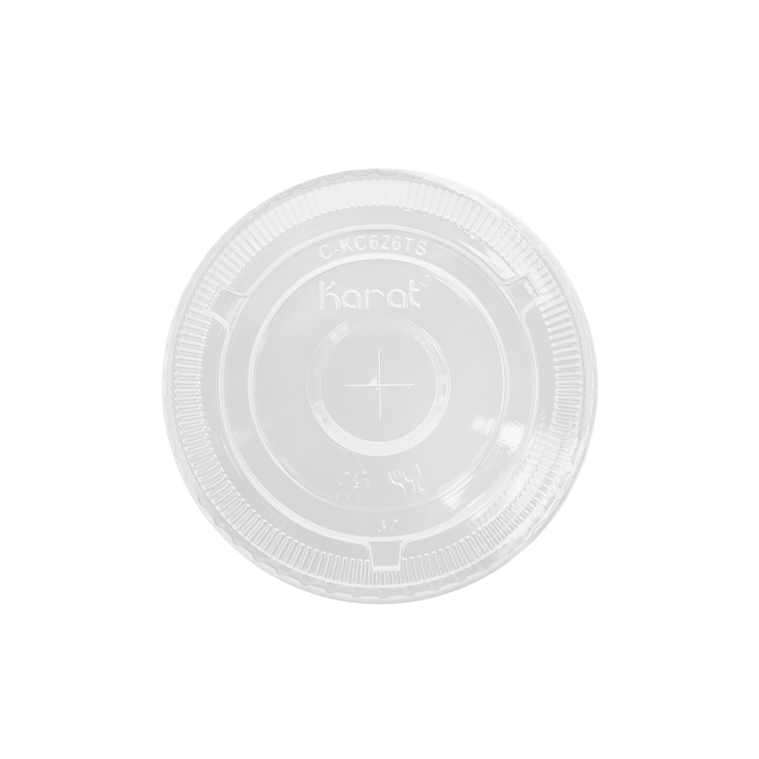 Karat CKC626TS 1224 oz PET Cup Flat Lid