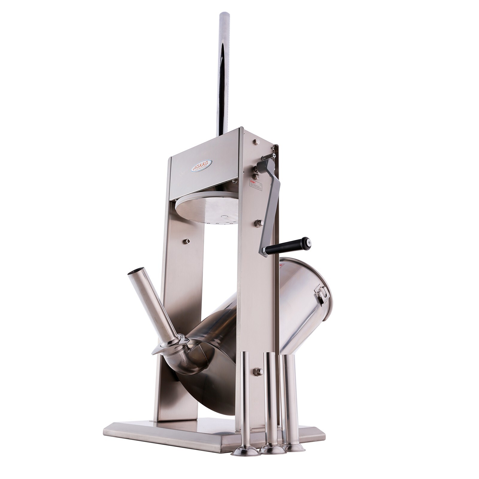 Hakka Vertical Sausage Stuffer 32LB 15L Manual Stainless Steel Meat Filler Maker