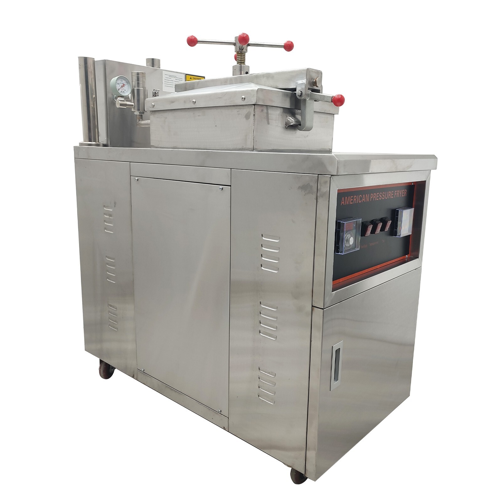 110V CNC High Pressure Fried Chicken Stove Liquefied Petroleum Gas Deep Fryer