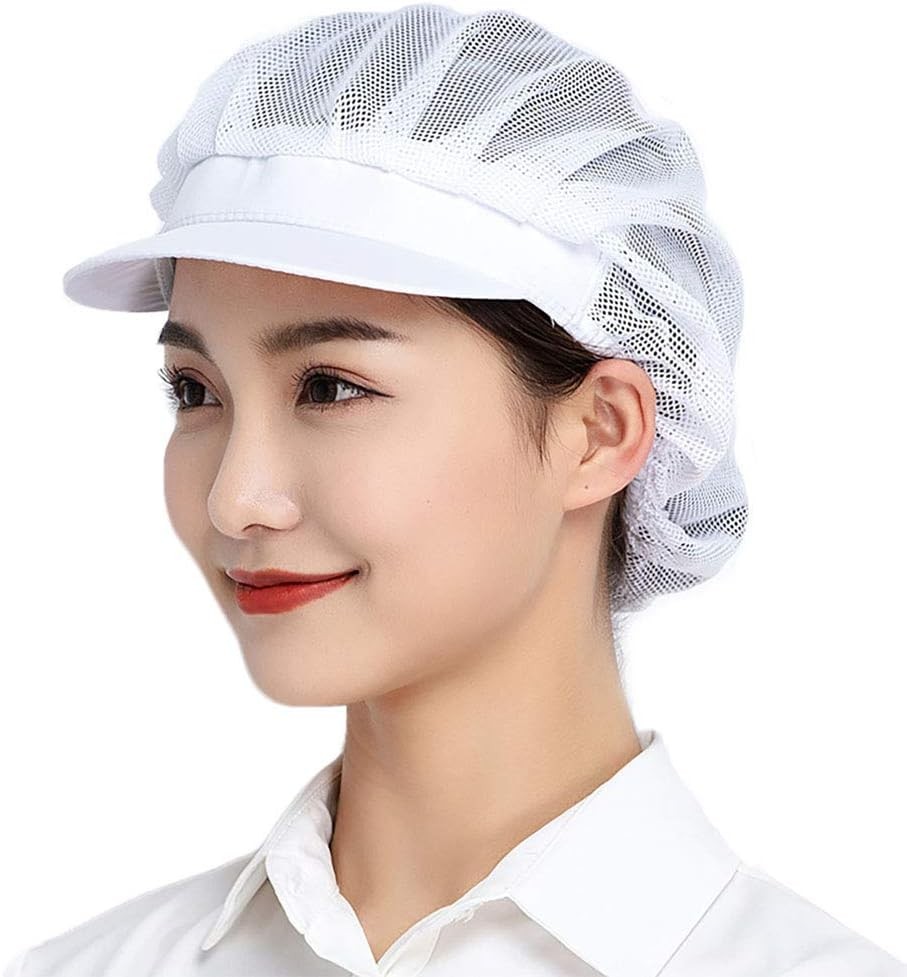 1pc/4pcs Chef Hats-Kitchen Baker Cooking Hair Nets Food Service Caps for Adults