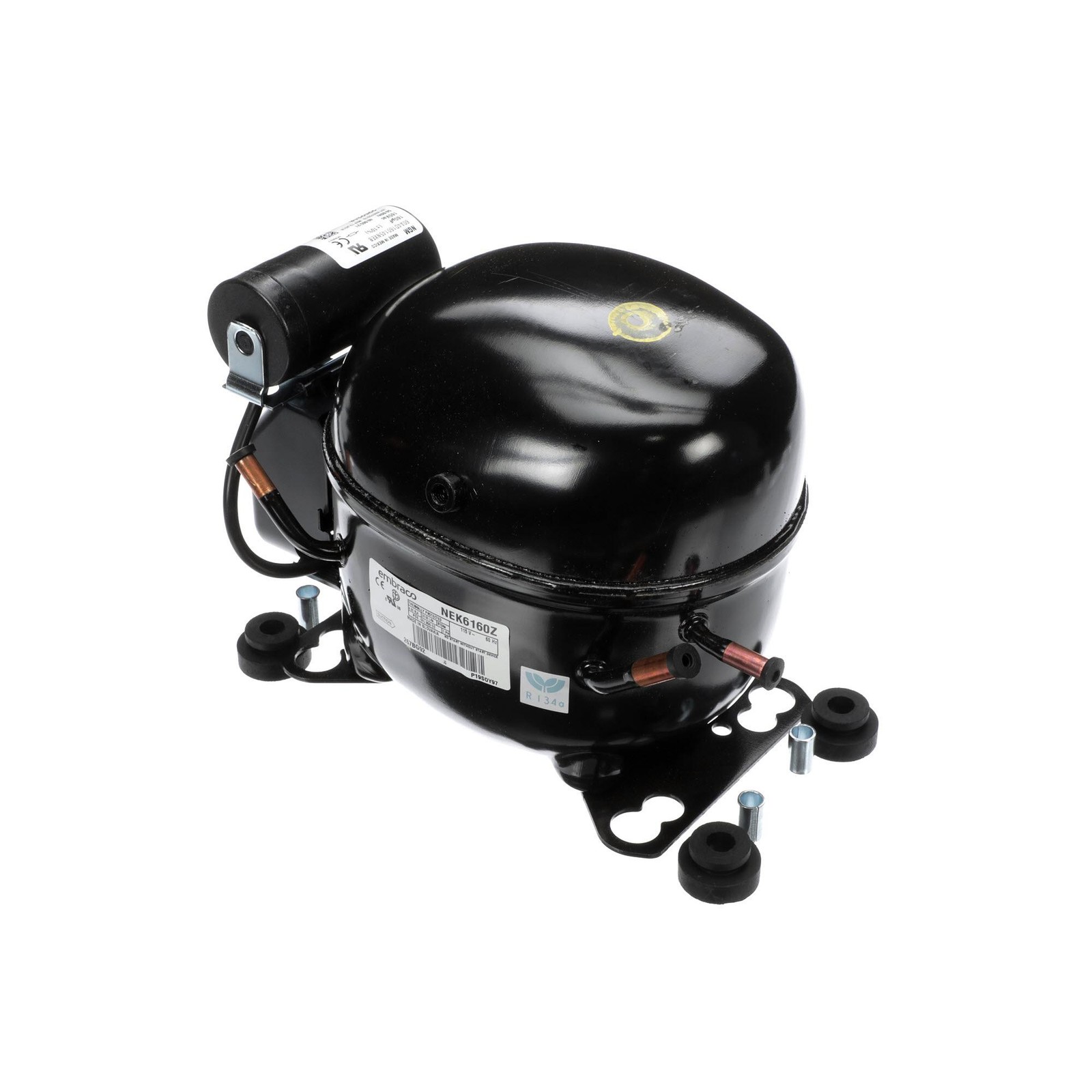 Continental Refrigeration Compressor 4-388Comp 1/5Hp Hi R-134A 115V (S) Embr