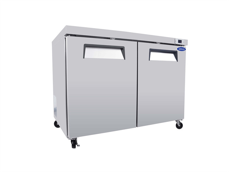 48″ Commercial Undercounter Refrigerators 14.1 Cu.Ft with Smooth Casters ETL