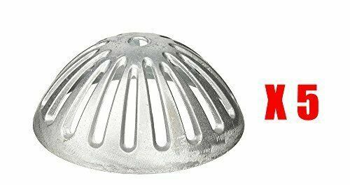 5 PCS GSW FS-DS Aluminum Dome Strainer for 12″ Floor Sink. 5-1/2″ Diameter