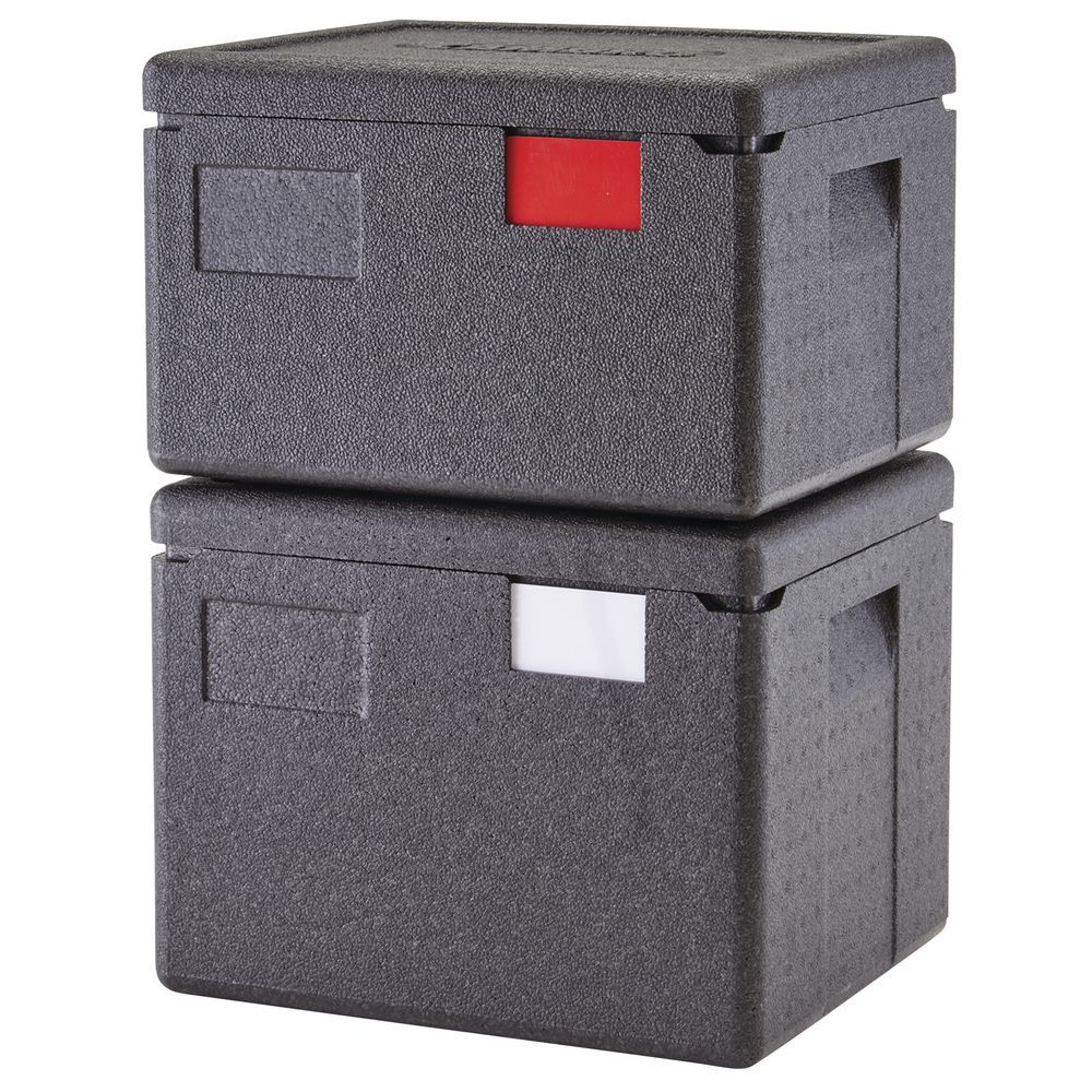Cambro Cam GoBox Black Plastic Top Loading Half Pan Carrier – 15 2/5″L x 13″W x