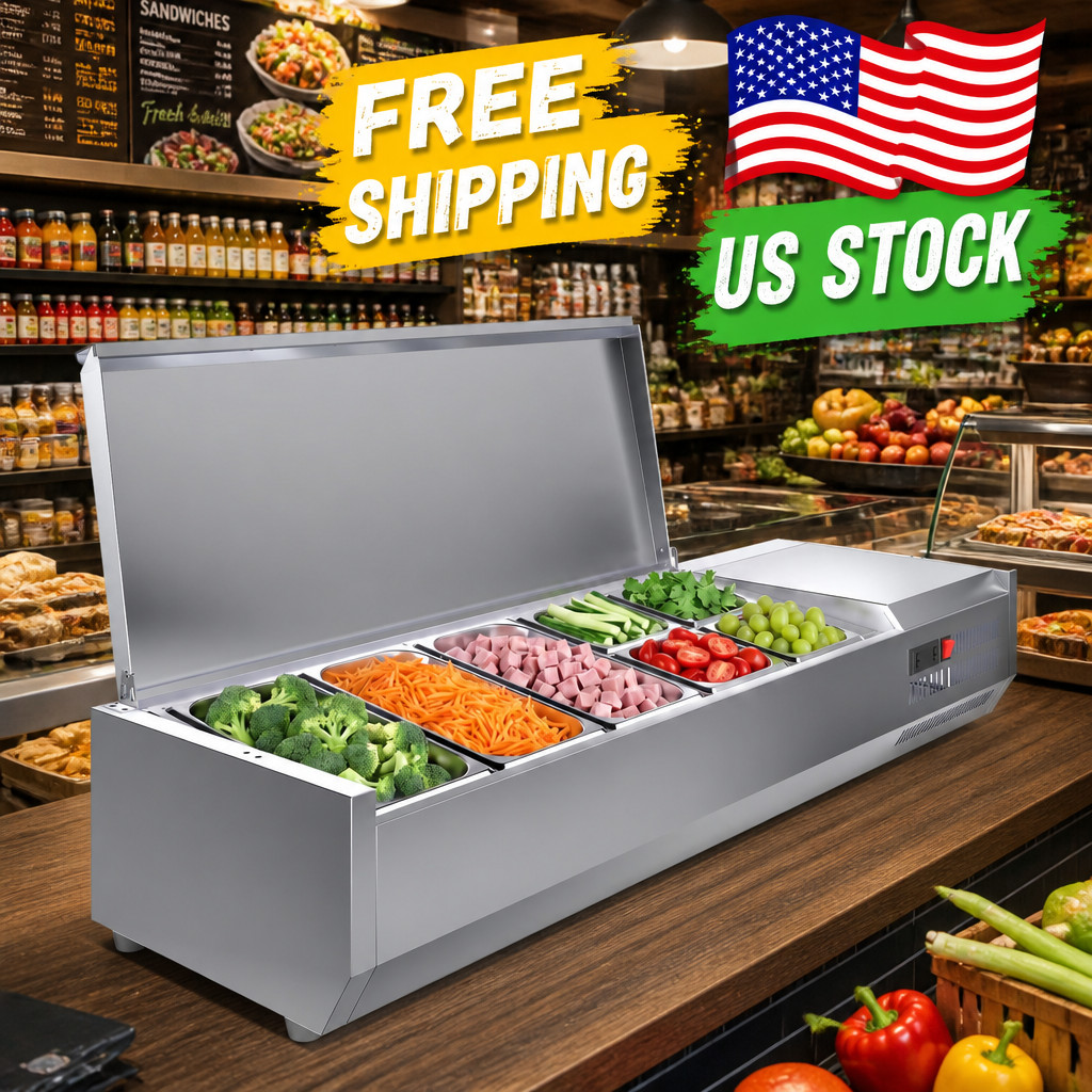 Prep Station, W Countertop Refrigerated Preparation Table, with One 1/3 Pan 130