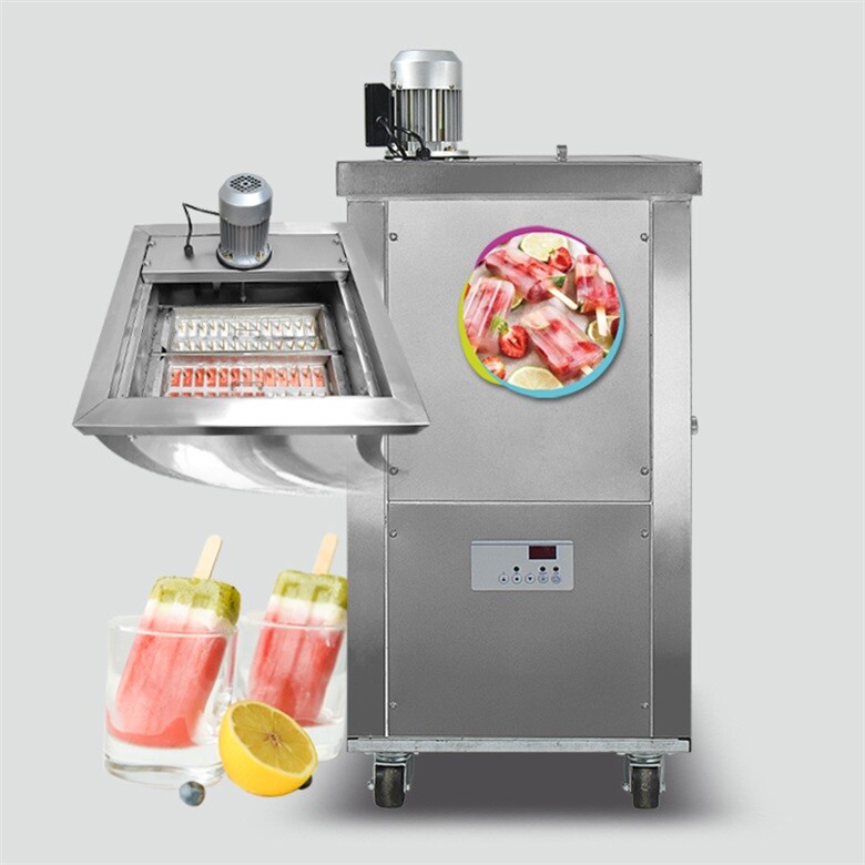Commercial Two Slim Molds Ice Popsicle Ice Bars machine,Ice Lolly Machine
