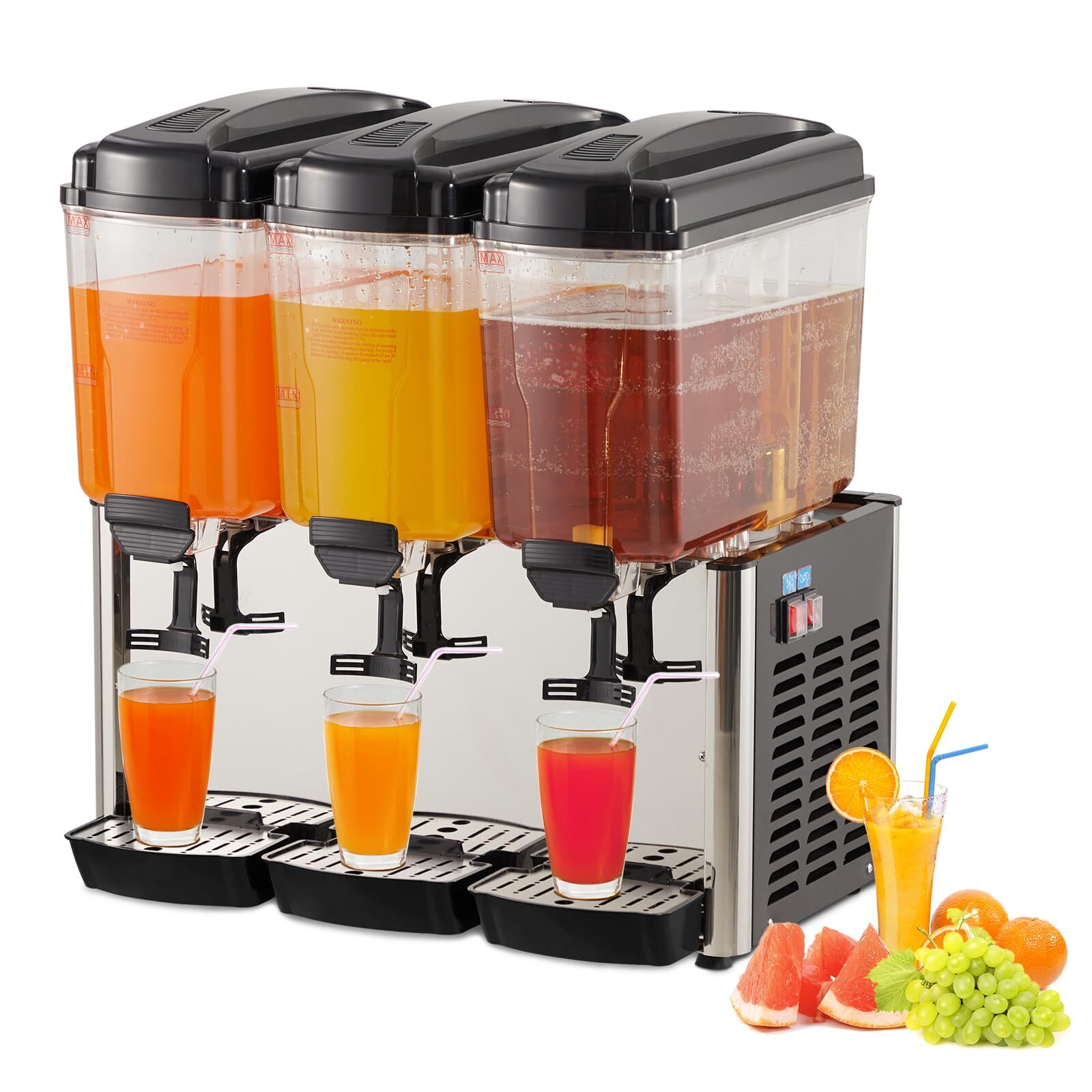 Commercial Juice Dispenser 14.25Gallon Cold Beverage Drink Dispenser Machine 54L