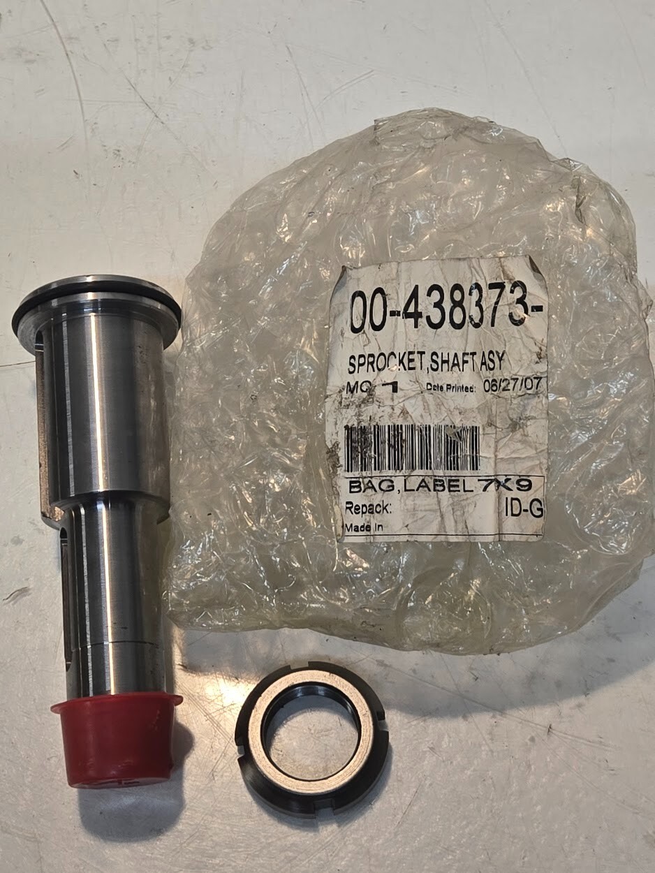 Sprocket Shaft Assembly 00-438373 for Hobart | 5″ Long 24.5 mm Thread Diameter