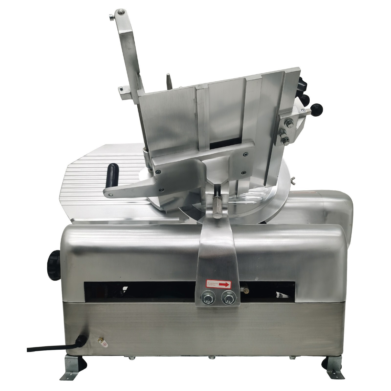 Frozen Meat Slicing Machine 13″ Plate Mutton Roll Electric Shieve Slicer Cutter