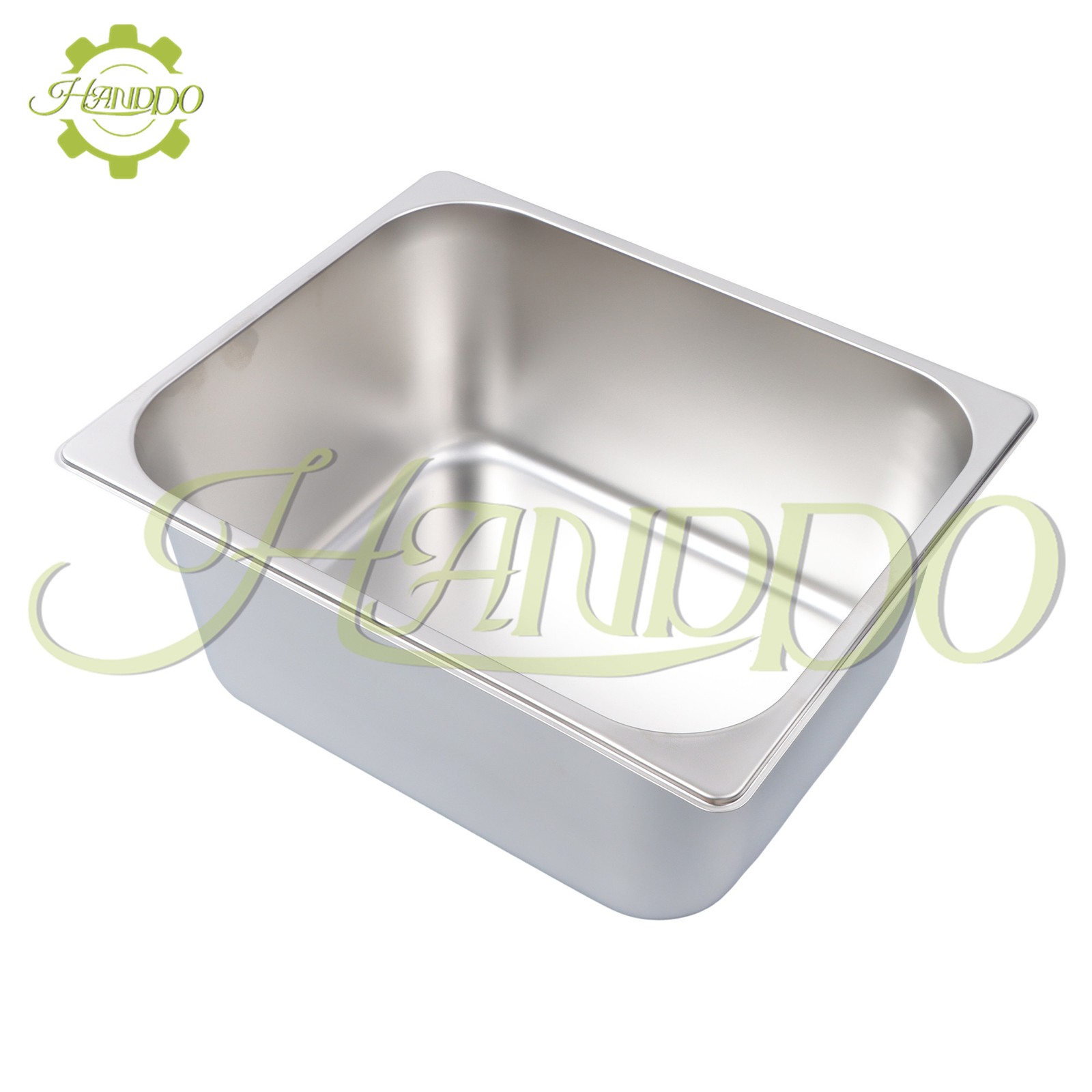 4Pack 1/2 Size 6″ Deep Stainless Tray Storage Container for Restaurant with Lid
