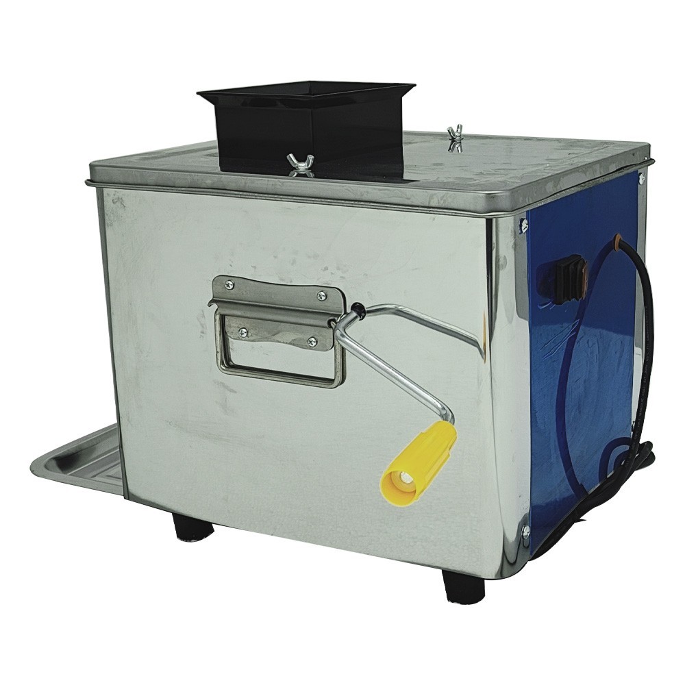 110V 850W Meat Slicing Machine 7mm Stainless Steel Blade Integrated Switch