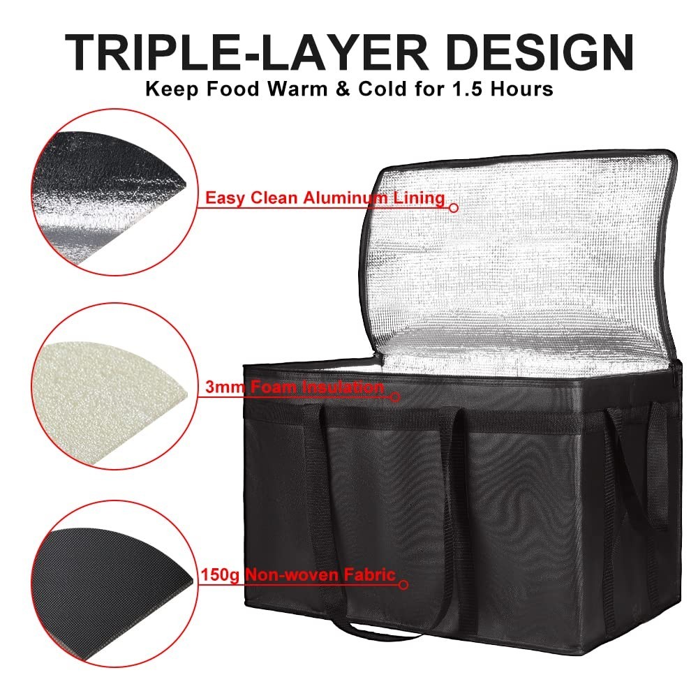Multi-Purpose Insulated Tote Bag – Ideal Cooler for Food Transport & Shopping