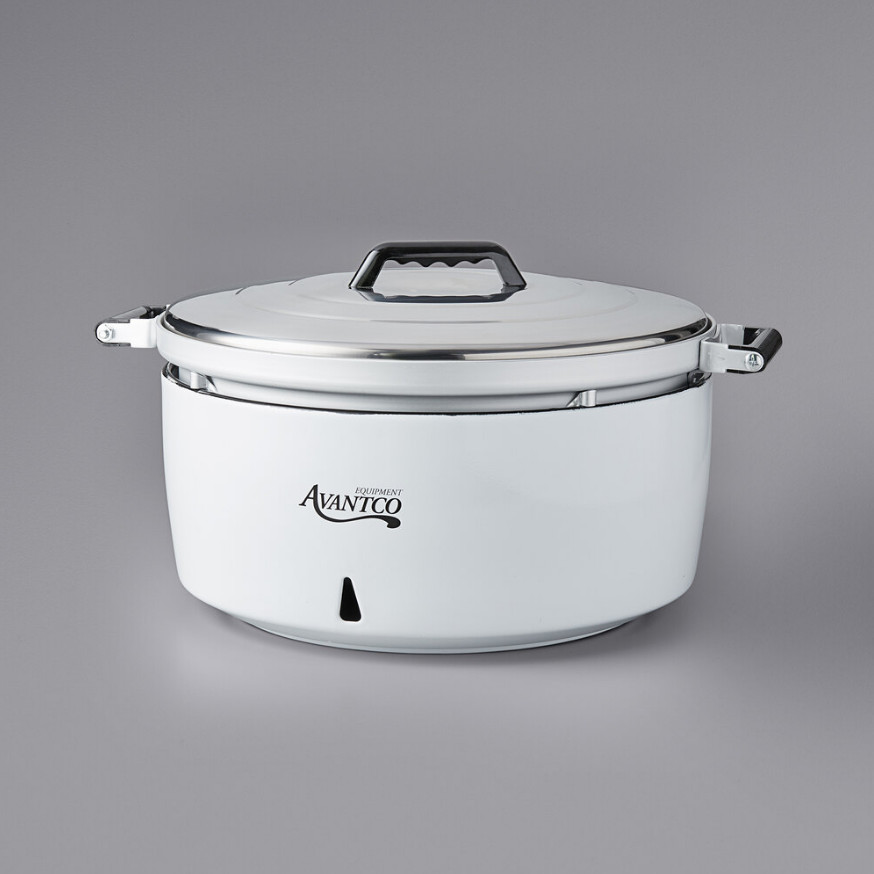 Commercial Kitchen 110 Cup (55 Cup Raw) Liquid Propane Gas Rice Cooker Warmer