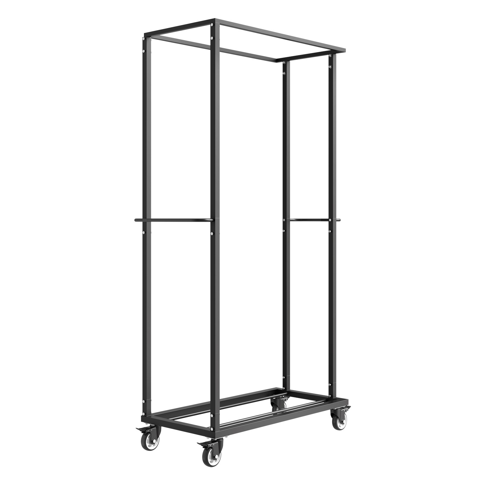 VEVOR Folding Chair Rack Cart for 60 Chairs of 500LBS Casters/Locking Wheels