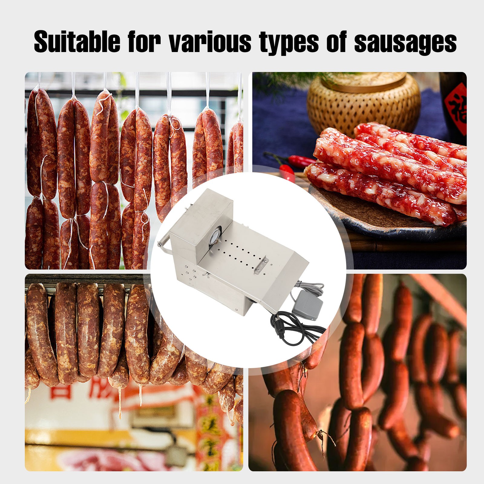 200W Sausage Knotting Machine Automatic Electric Sausage Twist Tying Machine