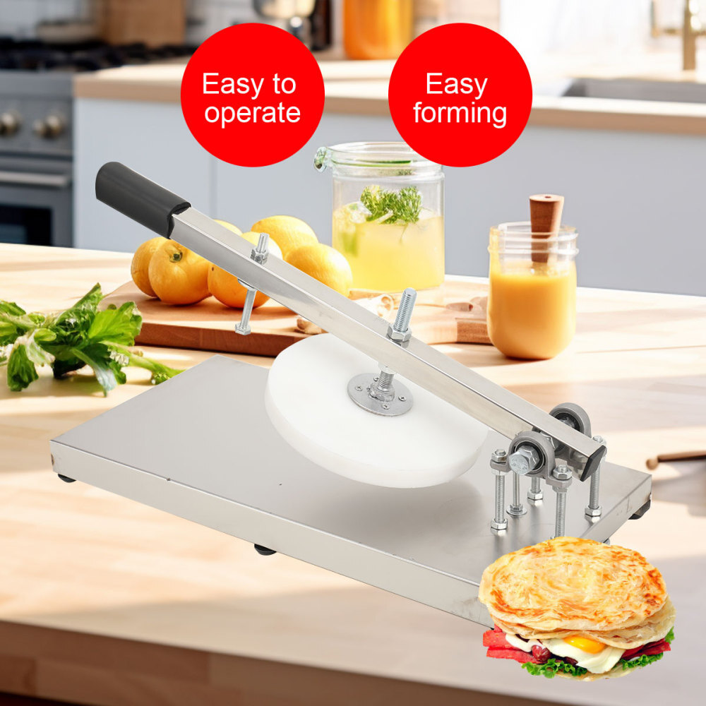 Pizza Dough Press Machine Pizza-Base Presser Platen 20cm Diameter