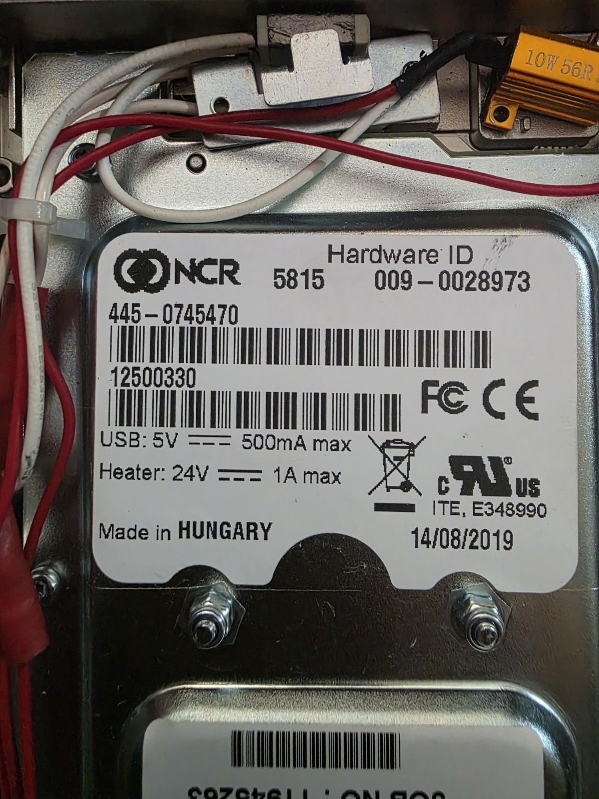 NCR EPP Model 445-0745470 – Used Good Condition – No Tested