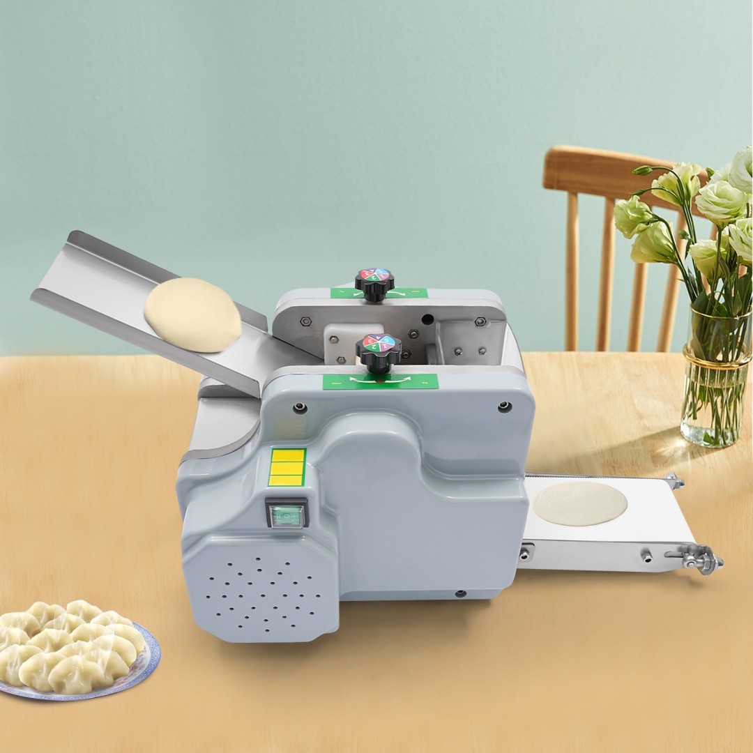 110V Dumpling Wrapper Maker Automatic Dumpling Skin Machine US Standard