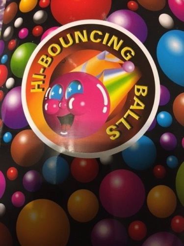 500 Super Bouncy Balls Bulk Toy Vending Gumball Machine 27mm 1″ Superballs