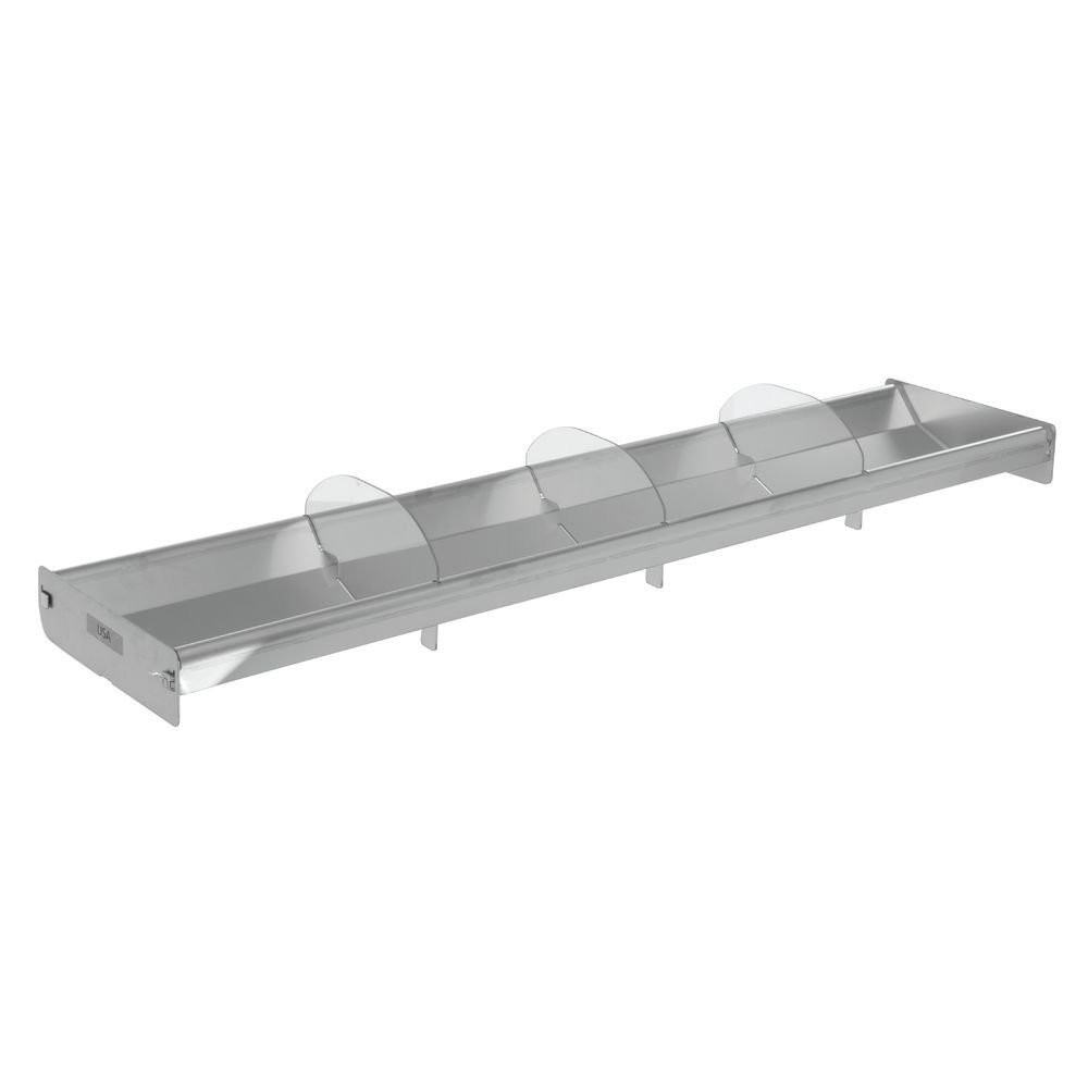 HUBERT Seafood Merchandising Tray Reversible Stainless Steel – 28 1/2″ L x 10″ W