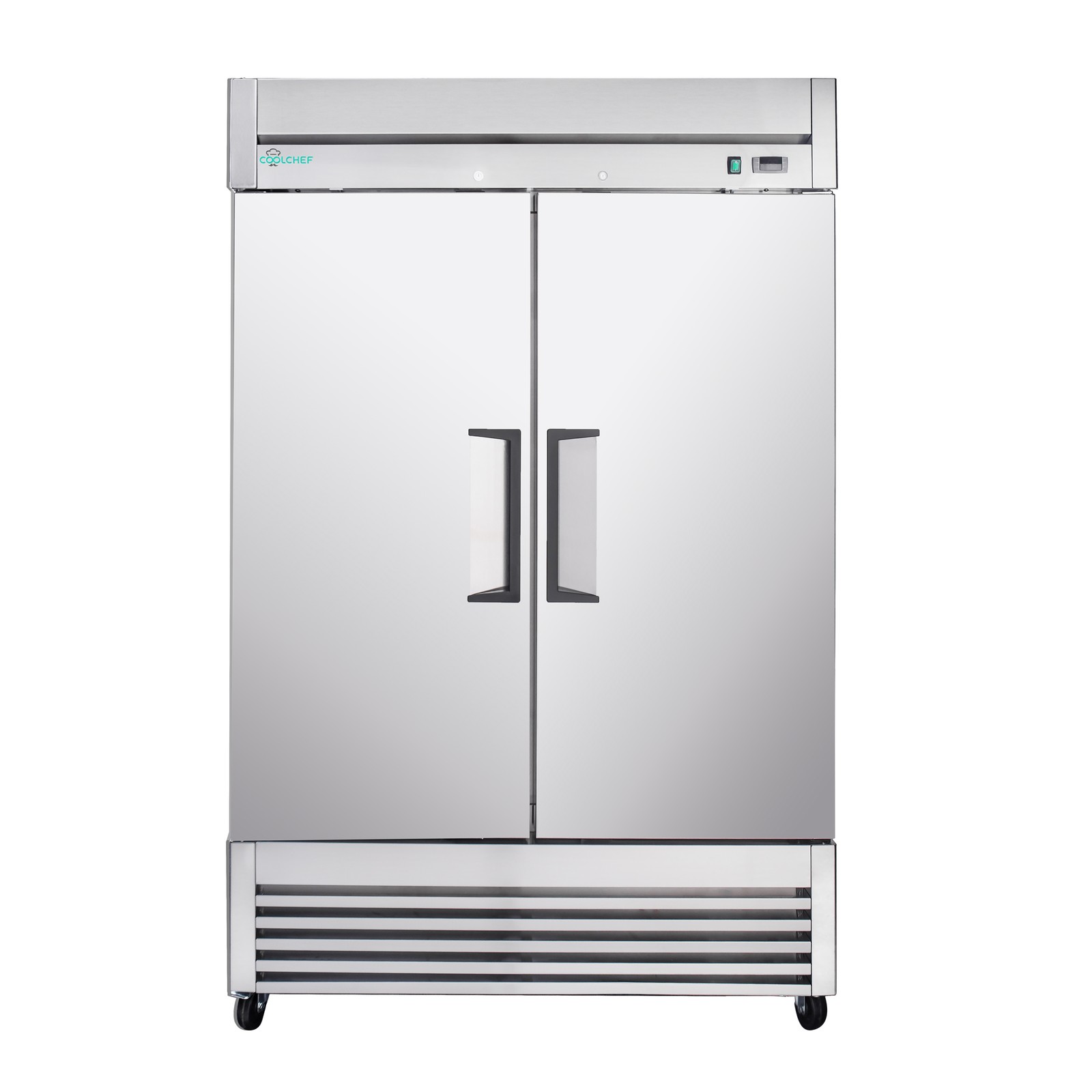Commercial 54» Reach-In Refrigerator Stainless Steel Solid 2 Doors 49 Cu.ft.