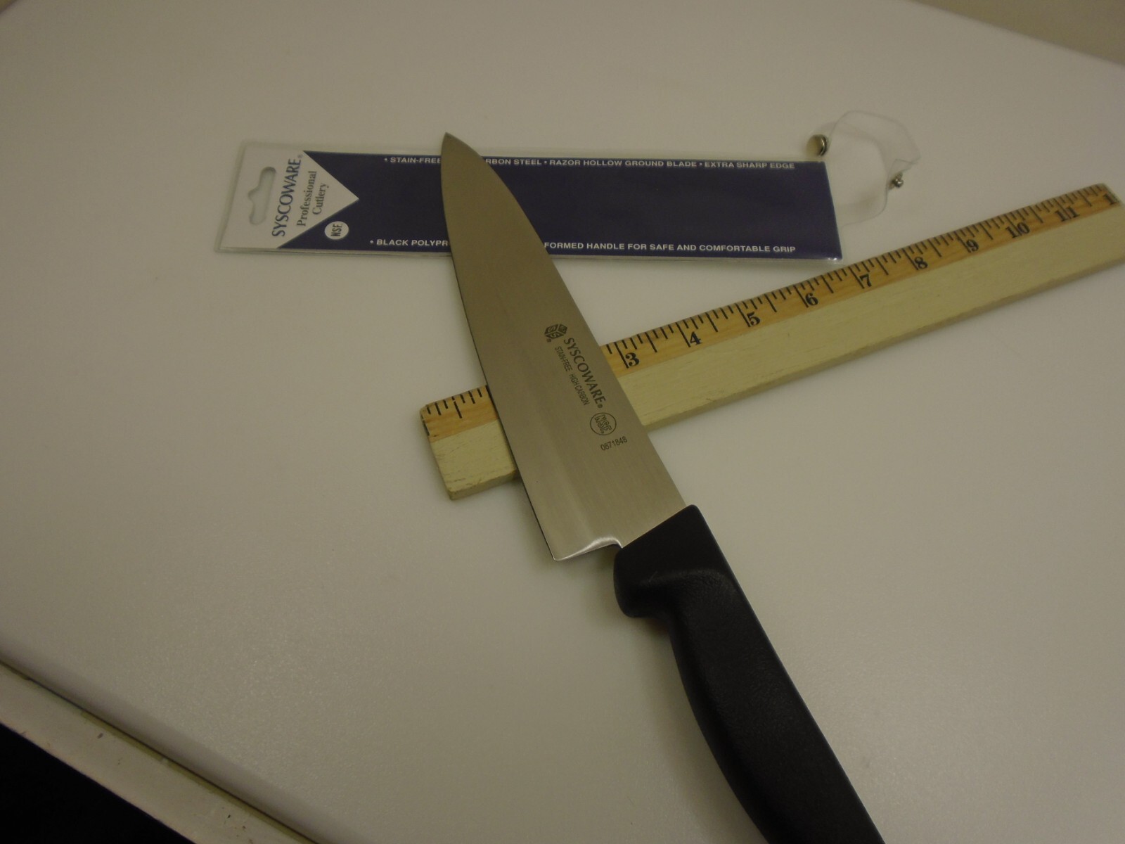 USA Made Set (2) 8 inch Chefs Cooks Knives Stiff Stainless Restaurant Kitchen