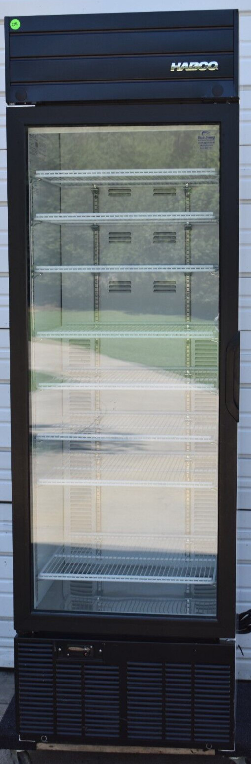 HABCO SE18 GLASS DOOR REACH-IN REFRIGERATOR