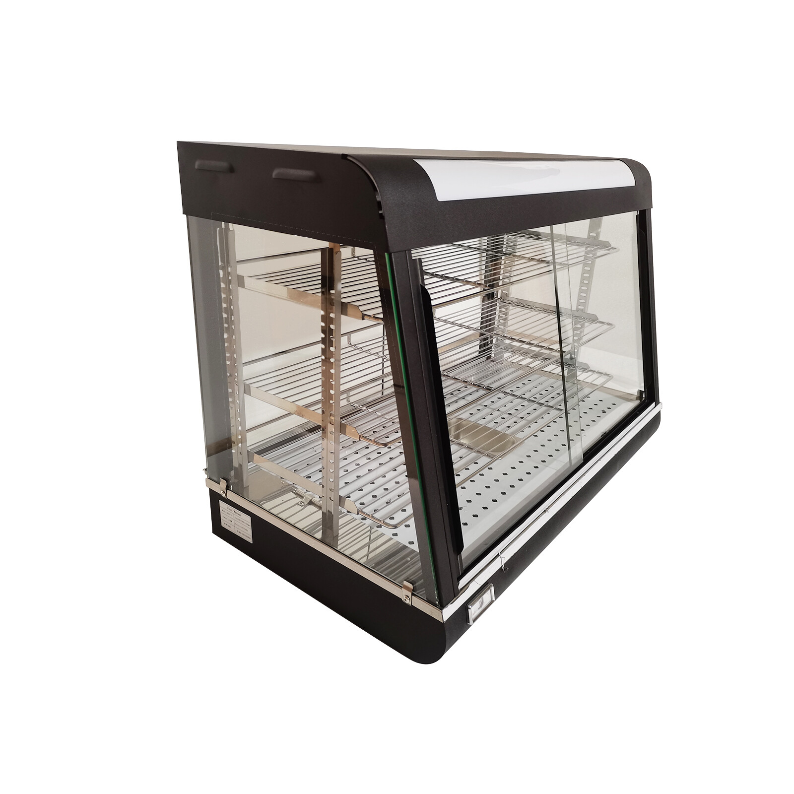 PreAsion 35″Commercial Desktop Food Display Cabinet Egg Tart Heating Insulation