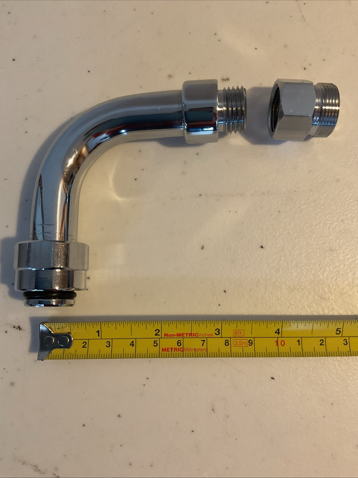 Encore (CHG) KL50-Y025 Chrome Plated Brass 90 Swing Nozzle