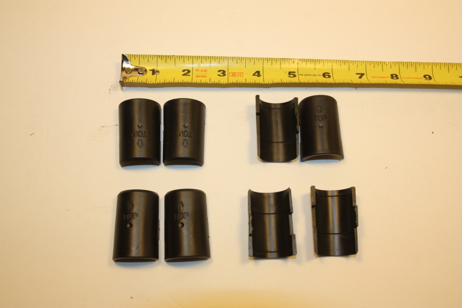 1″ Diameter Post Wire Shelf Clips Shelving Split Sleeves Lock Metal Rack uline