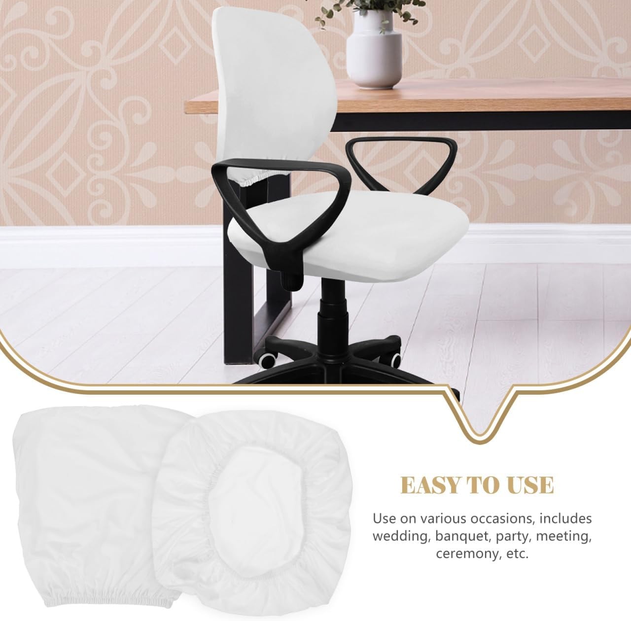 Chair Protector Office Chair Armless Computer Chairs Cover Dining Computer Chair
