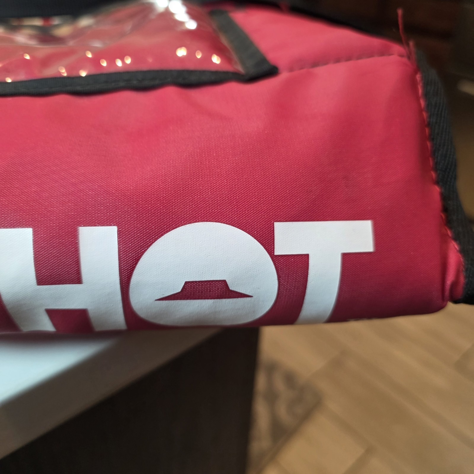 Vintage Pizza Hut Insulated Delivery Bag Comin In Hot Version Red